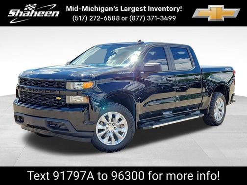 Black 2020 Chevrolet Silverado 1500 Custom