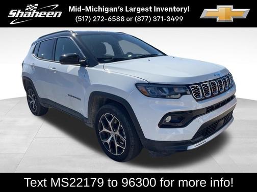 Bright White Clearcoat 2024 Jeep Compass Limited