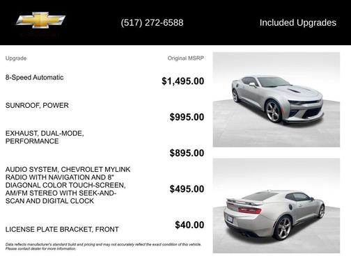 2018 Chevrolet Camaro 2SS