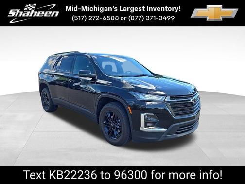 Mosaic Black Metallic 2023 Chevrolet Traverse LT Cloth