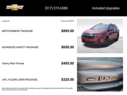 Cherry Red Tintcoat 2022 Chevrolet Equinox RS