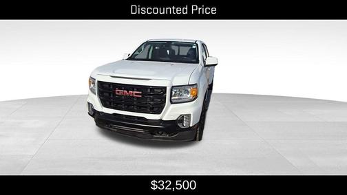 Summit White 2022 GMC Canyon Elevation