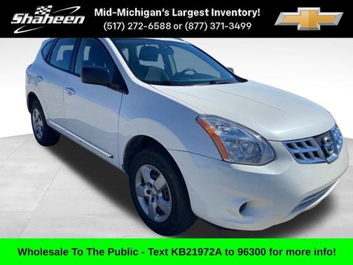 Pearl White 2015 Nissan Rogue Select S