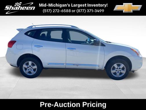 Pearl White 2015 Nissan Rogue Select S