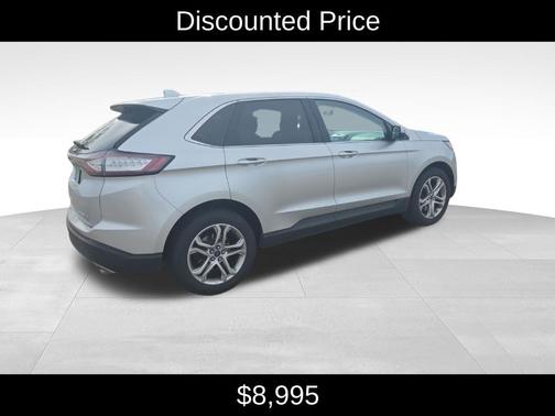 Silver 2016 Ford Edge Titanium