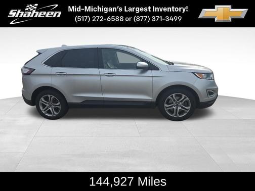 Silver 2016 Ford Edge Titanium
