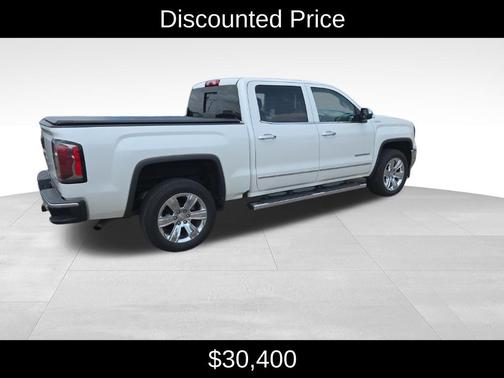 White Frost Tri-Coat 2018 GMC Sierra 1500 SLT