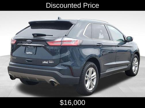 Blue Metallic 2019 Ford Edge SEL
