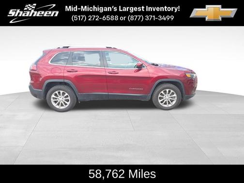 Velvet Red Pearlcoat 2019 Jeep Cherokee Latitude