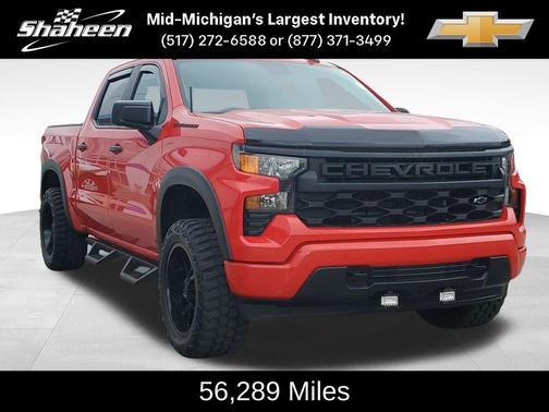 Red 2022 Chevrolet Silverado 1500 Custom