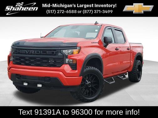 Red 2022 Chevrolet Silverado 1500 Custom