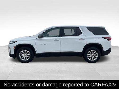 Summit White 2022 Chevrolet Traverse LS