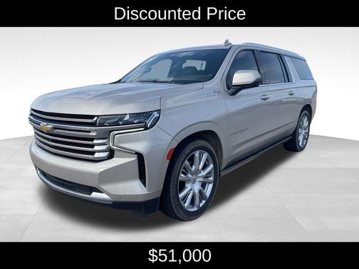 Empire Beige Metallic 2021 Chevrolet Suburban High Country