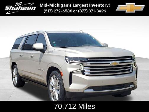 Empire Beige Metallic 2021 Chevrolet Suburban High Country
