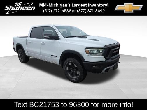 Bright White Clearcoat 2020 RAM 1500 Rebel
