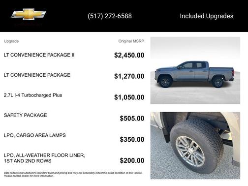 Sterling Gray Metallic 2023 Chevrolet Colorado LT