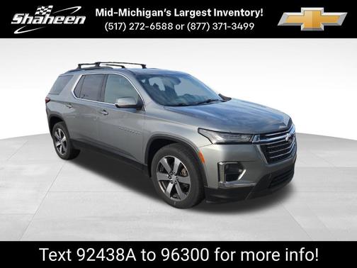 Sterling Gray Metallic 2023 Chevrolet Traverse LT Leather