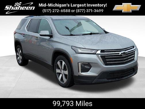Sterling Gray Metallic 2023 Chevrolet Traverse LT Leather