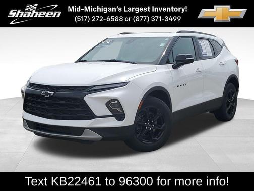 Summit White 2023 Chevrolet Blazer 3LT