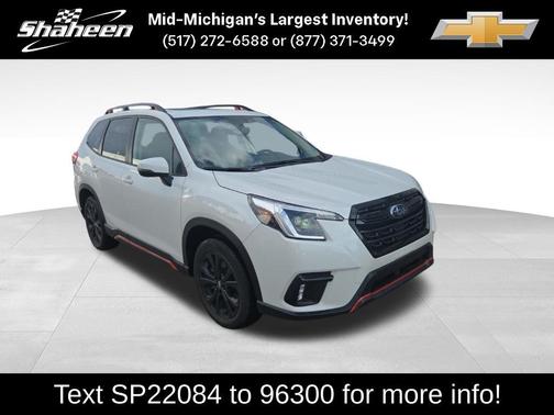 Crystal White Pearl 2024 Subaru Forester Sport