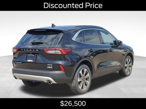 Agate Black Metallic 2024 Ford Escape Platinum