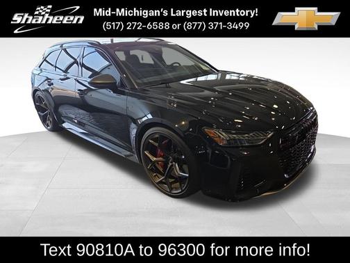 Mythos Black Metallic 2025 Audi RS 6 Avant 4.0T