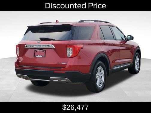 Rapid Red Metallic Tinted Clearcoat 2020 Ford Explorer XLT