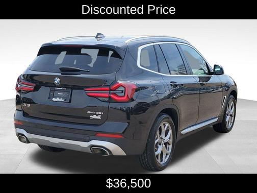 Black Sapphire Metallic 2023 BMW X3 xDrive30i