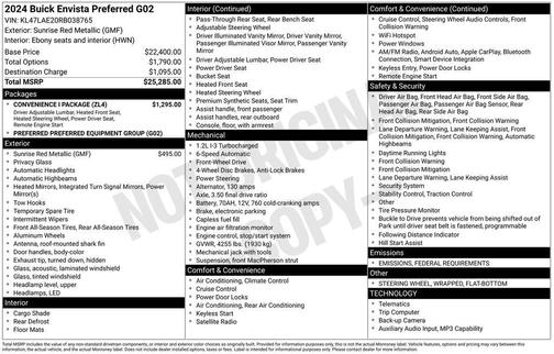 2024 Buick Envista Preferred