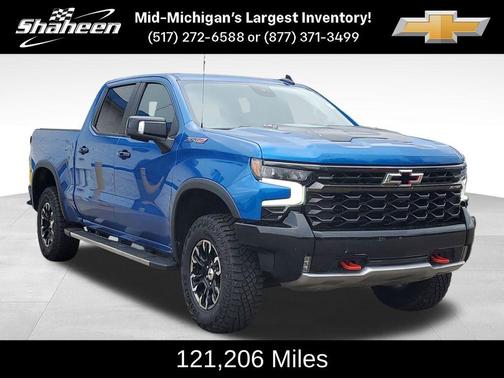 Glacier Blue Metallic 2022 Chevrolet Silverado 1500 ZR2