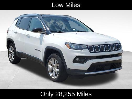 Bright White Clearcoat 2022 Jeep Compass Limited