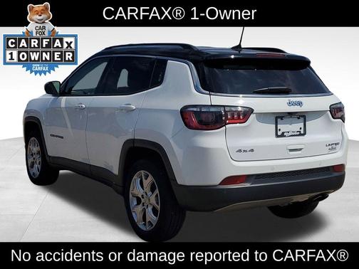 Bright White Clearcoat 2022 Jeep Compass Limited