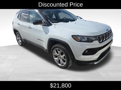 Bright White Clearcoat 2022 Jeep Compass Limited