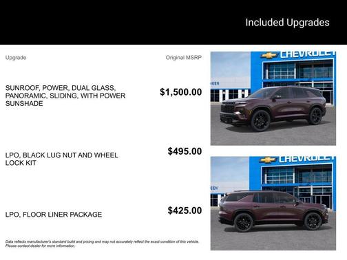 2026 Chevrolet Traverse RS