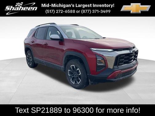 Radiant Red 2025 Chevrolet Equinox ACTIV