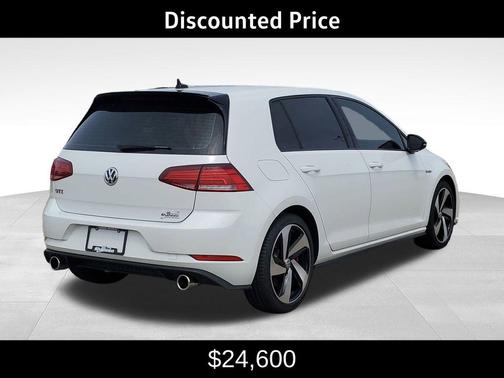 Pure White 2021 Volkswagen Golf GTI 2.0T S