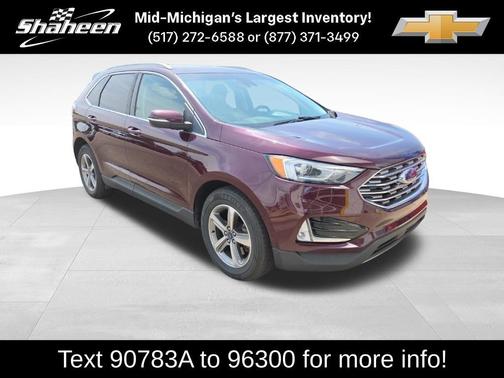 Burgundy 2020 Ford Edge SEL