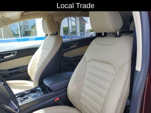 Burgundy 2020 Ford Edge SEL