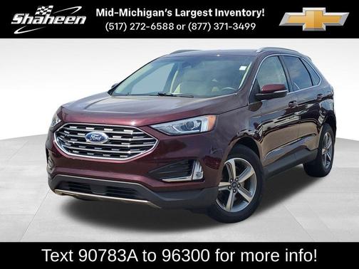 Burgundy 2020 Ford Edge SEL