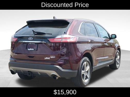 Burgundy 2020 Ford Edge SEL