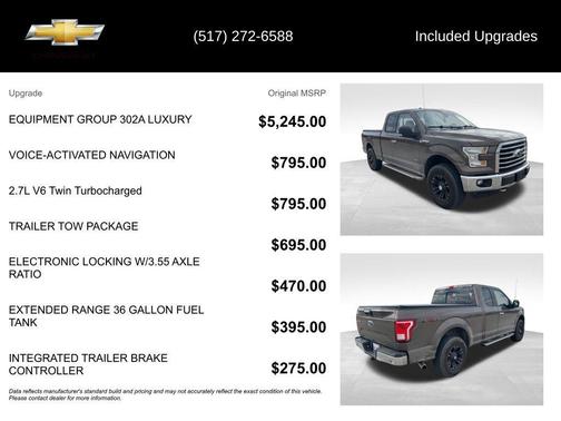 Caribou Metallic 2015 Ford F-150 XLT