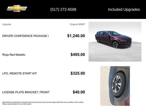 Rioja Red Metallic 2019 Buick Regal TourX Preferred