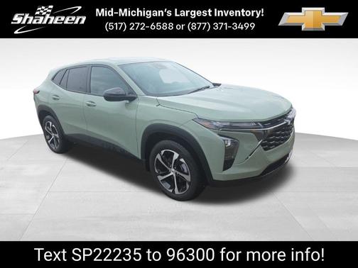 Green 2024 Chevrolet Trax 1RS