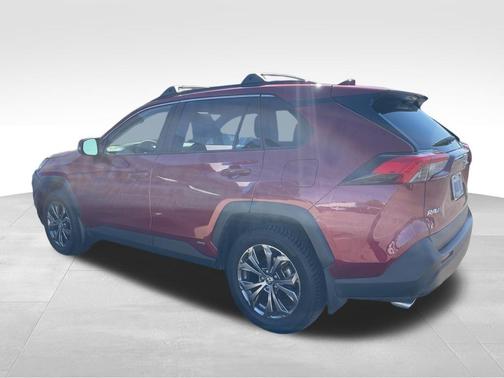 Red 2022 Toyota RAV4 Hybrid XLE Premium