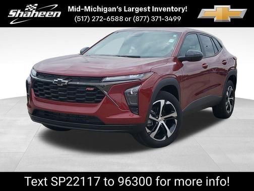 Crimson Metallic 2024 Chevrolet Trax 1RS