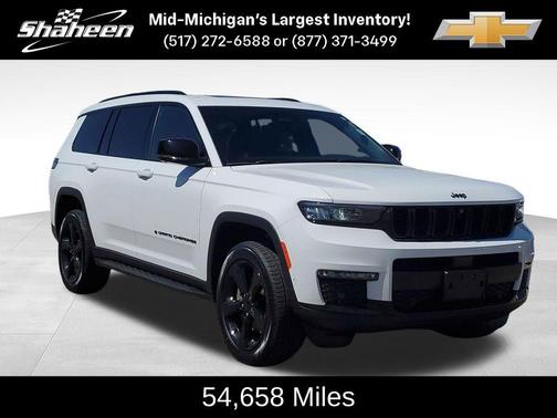 Bright White Clearcoat 2024 Jeep Grand Cherokee L Limited