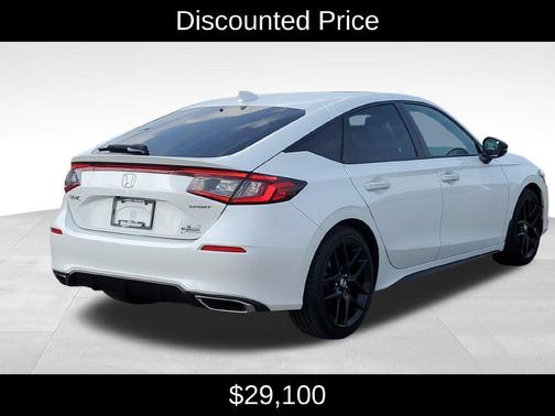 Platinum White Pearl 2024 Honda Civic Sport Touring