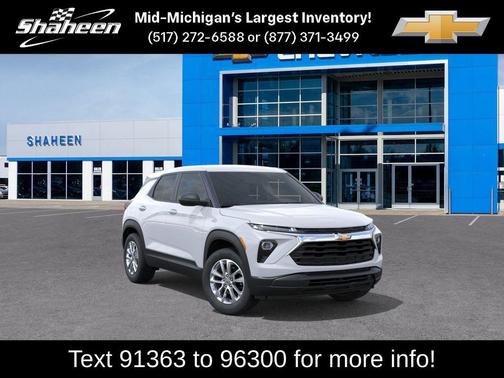 Summit White 2026 Chevrolet Trailblazer LS