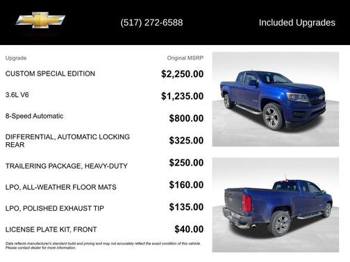 Laser Blue Metallic 2017 Chevrolet Colorado WT