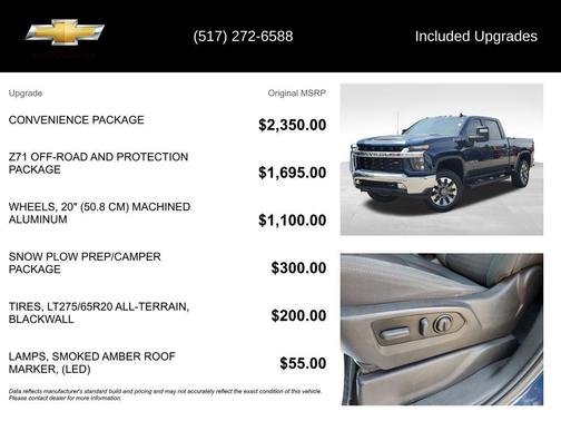 Northsky Blue Metallic 2022 Chevrolet Silverado 2500 LT
